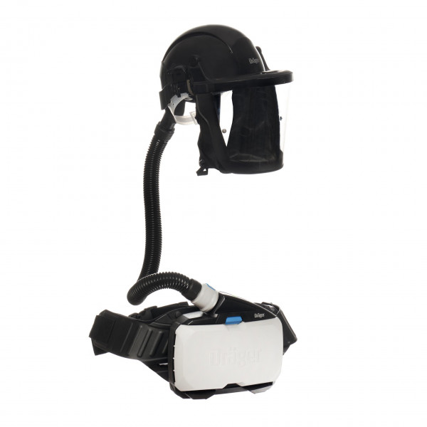 Geblaeseunterstuetzter_Atemschutz_Draeger_Komplettpaket_Geblaesefiltergeraet_X-plore_8500_mit_Helm