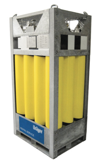 Flaschenbündel 12 Flaschen 50 L/300 bar
